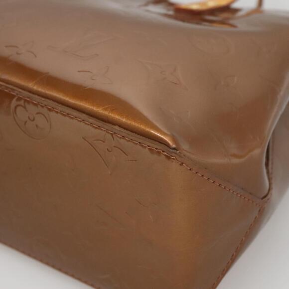 LOUIS VUITTON Monogram Vernis Reade PM Hand Bag Bronze M91146 - Picture 14 of 16